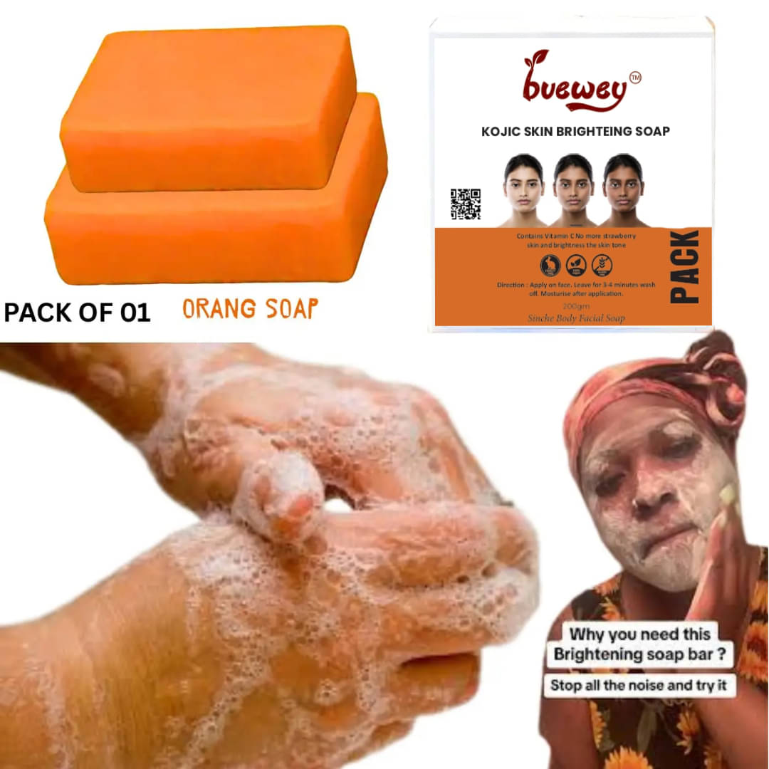 BUEWEY Skin Whitening Charcoal Soap for face and Body Wash Soap for All Skin Type ( Pack of 1 ) BUEWEY Skin Whitening Charcoal Soap for face and Body Wash Soap for All Skin Type ( Pack of 1 )