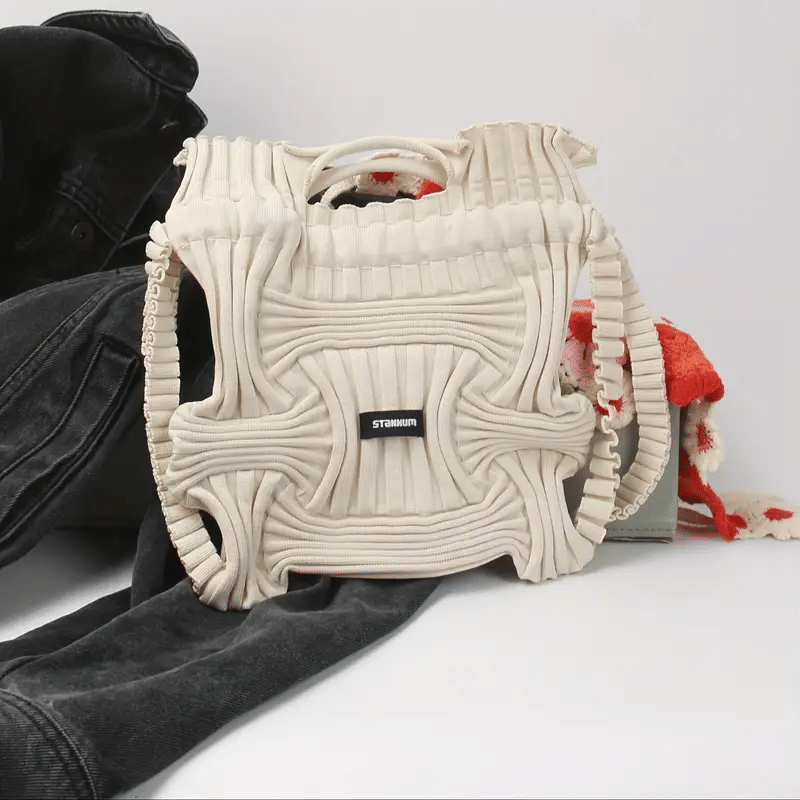     			DNESHY Hobo Bag Polyster Set of 1 ( Off White )