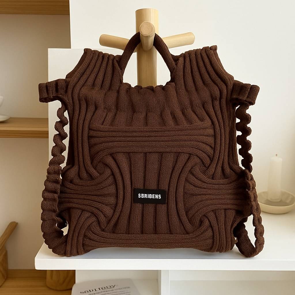     			DNESHY Hobo Bag Polyster Set of 1 ( Brown )