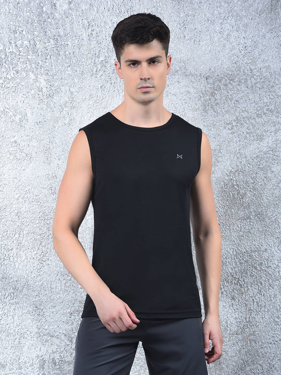 Force NXT Black Polyester Regular Fit Men's Tanks ( Pack of 1 ) Force NXT Black Polyester Regular Fit Men's Tanks ( Pack of 1 )