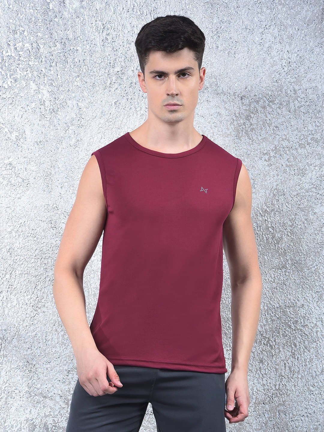 Force NXT Maroon Polyester Regular Fit Men's Tanks ( Pack of 1 ) Force NXT Maroon Polyester Regular Fit Men's Tanks ( Pack of 1 )