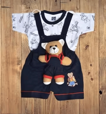     			GENERIC BALAJII FASHION Pack of 1 Baby Boys Cotton Blend T-Shirt & Shorts Set ( Navy )