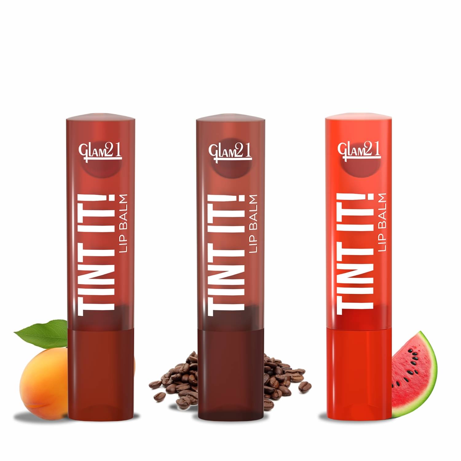     			Glam21 Choco Brown Glossy Hydrating Tint Lipstick ( Pack of 3 )
