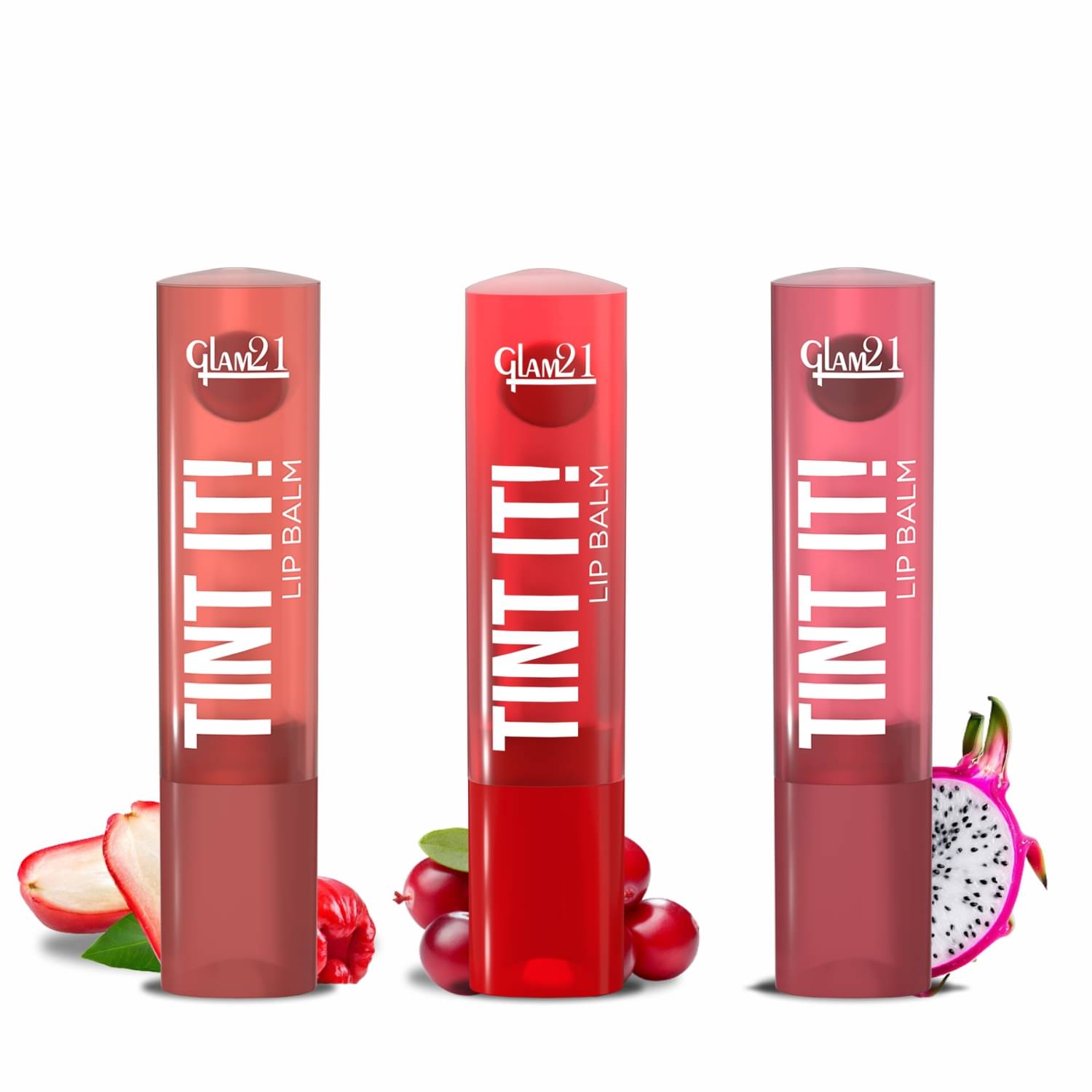     			Glam21 Real Red Glossy Hydrating Tint Lipstick ( Pack of 3 )