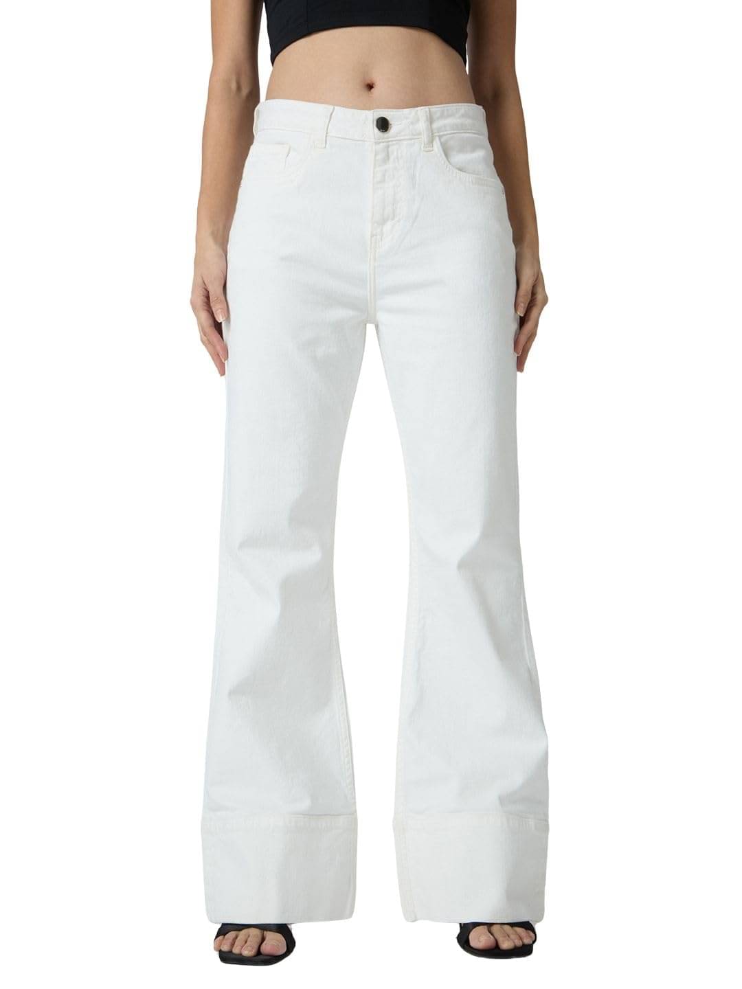     			Globus Women's Regular Fit Mid-Rise Jeans ( White )