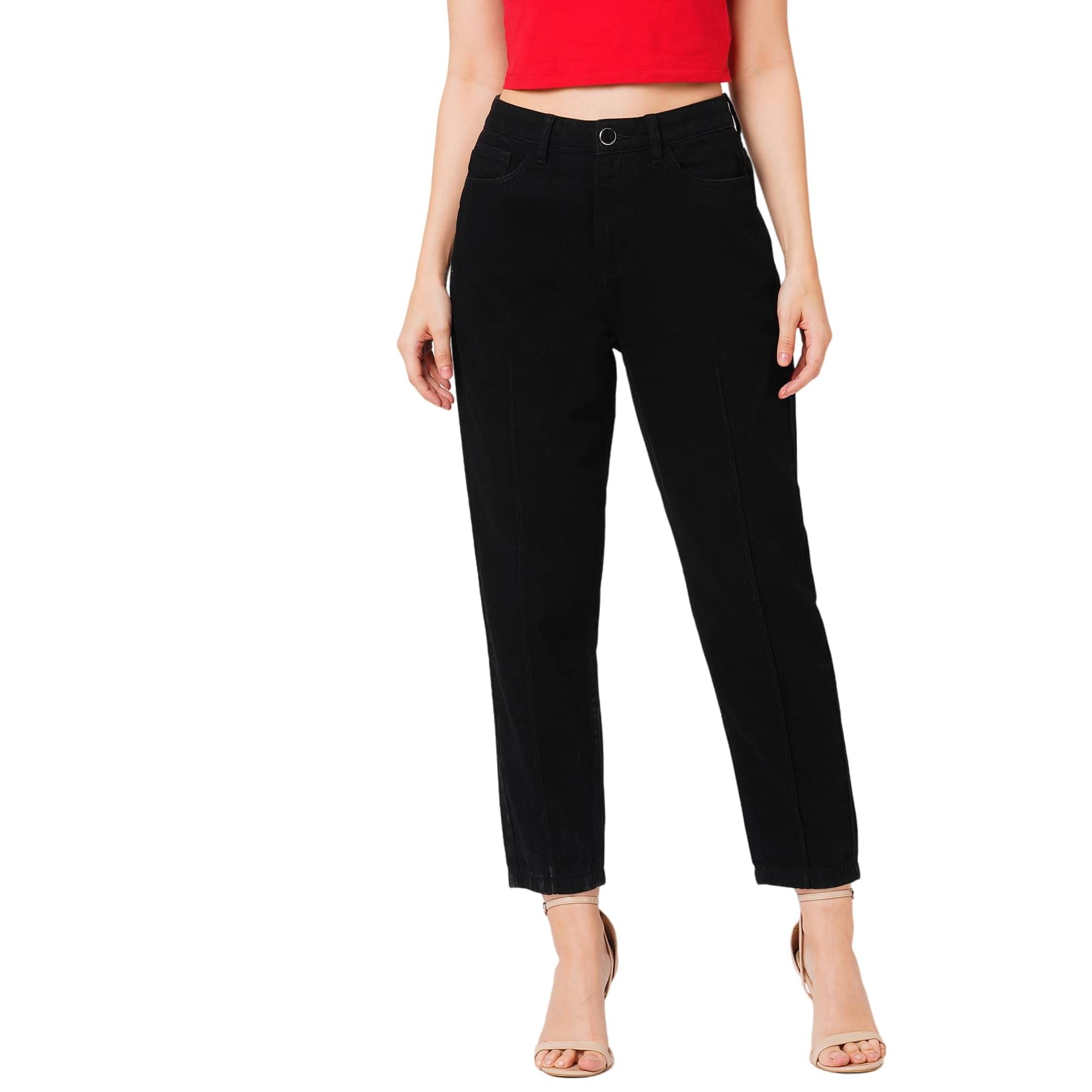     			Globus Women's Slim Fit Mid-Rise Jeans ( Black )