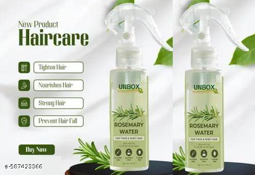 HAIR GROWTH SPRAY R osemary Water for Hair Growth, Mist Spray Steam Distilled 100% Pure and Natural Hydrosol, Hair Mist - 100ML - 2 PACK HAIR GROWTH SPRAY R osemary Water for Hair Growth, Mist Spray Steam Distilled 100% Pure and Natural Hydrosol, Hair Mist - 100ML - 2 PACK
