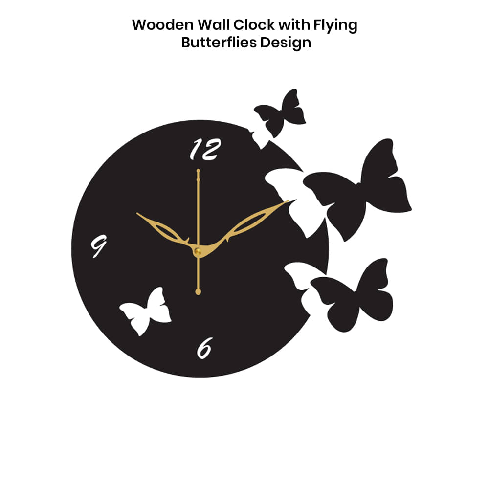    			Ikshaam Sarees Assymetric Analog Wall Clock