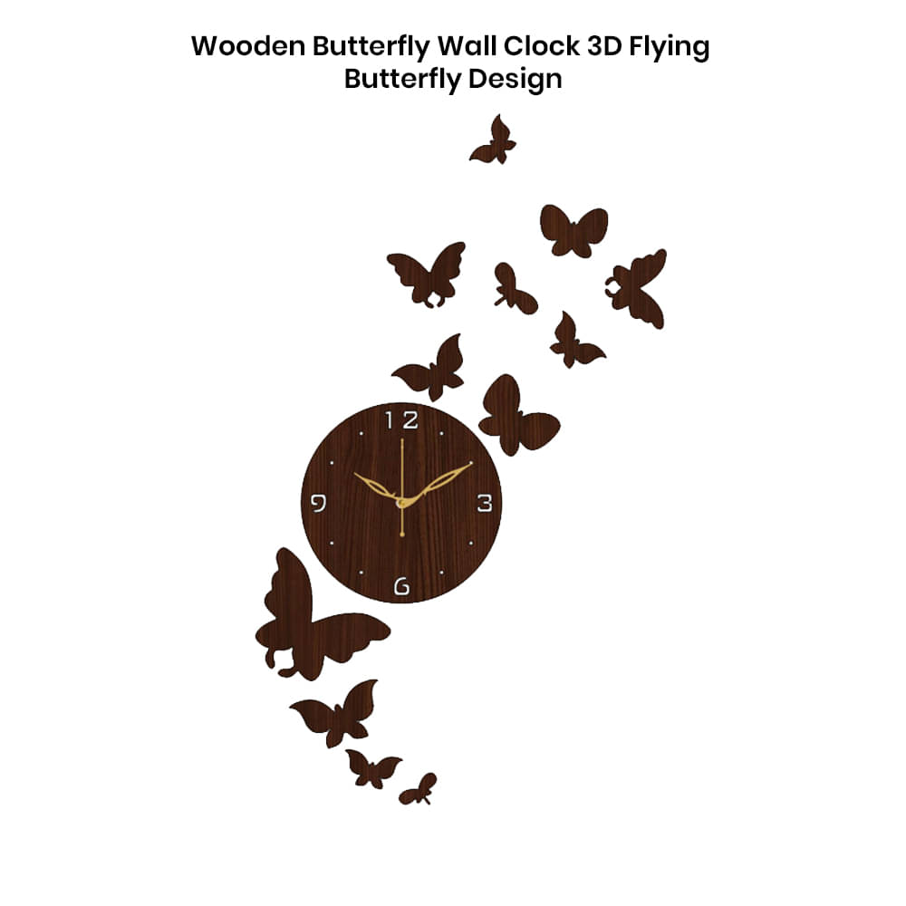     			Ikshaam Sarees Assymetric Analog Wall Clock