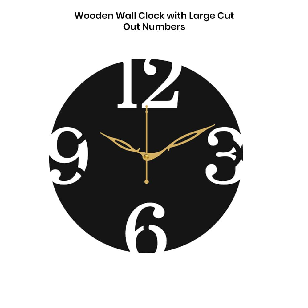     			Ikshaam Sarees Assymetric Analog Wall Clock