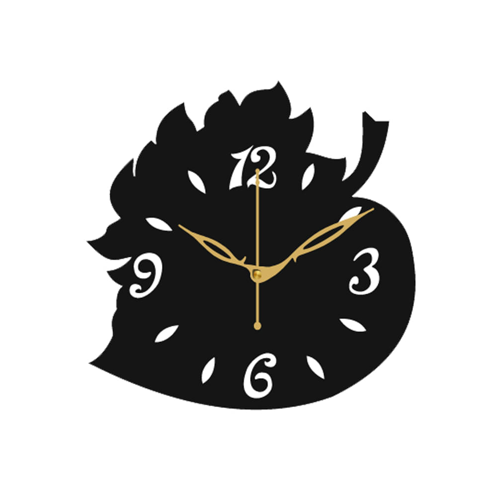     			Ikshaam Sarees Assymetric Analog Wall Clock