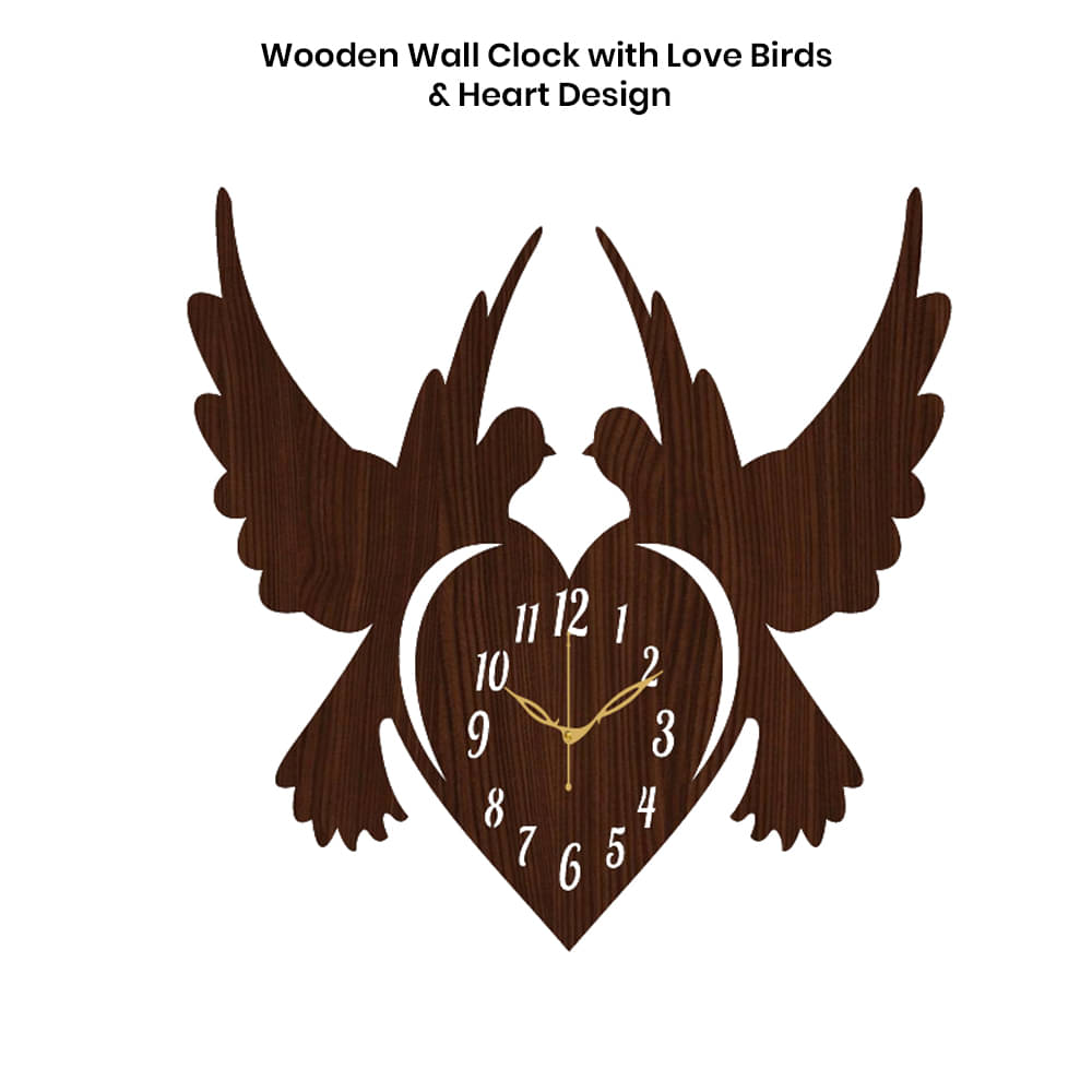     			Ikshaam Sarees Assymetric Analog Wall Clock