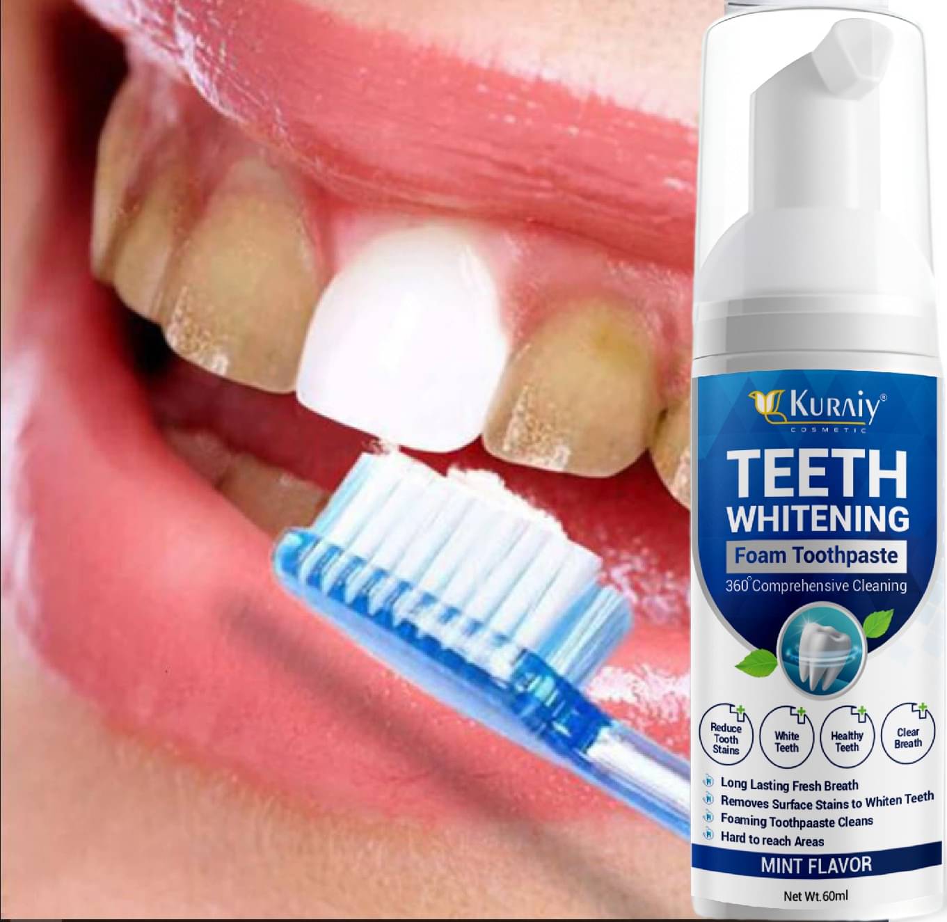 KURAIY Whitening Toothpaste Pack of 1 KURAIY Whitening Toothpaste Pack of 1