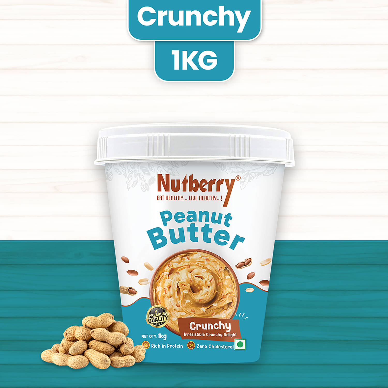 Nutberry 1 kg Crunchy Nut Butter ( Pack of 1 ) Nutberry 1 kg Crunchy Nut Butter ( Pack of 1 )