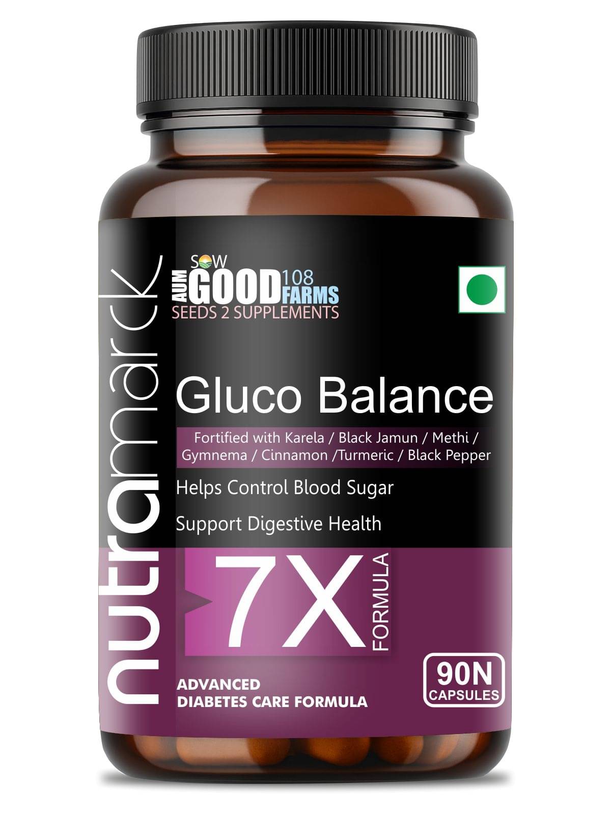     			NutraMarck Gluco Balance 7X Capsule For Diabetes 90 no.s Capsule