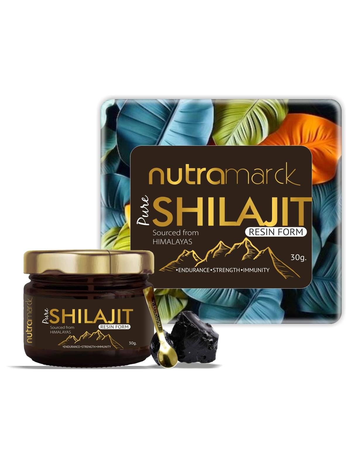     			NutraMarck Pure Himalayan Shilajit Resin | 100% Ayurvedic & Lab-Tested | Enhances Energy & Endurance | Rich in 80.85% Fulvic Acid | Best Workout Recovery For Men & Women | 30gm.