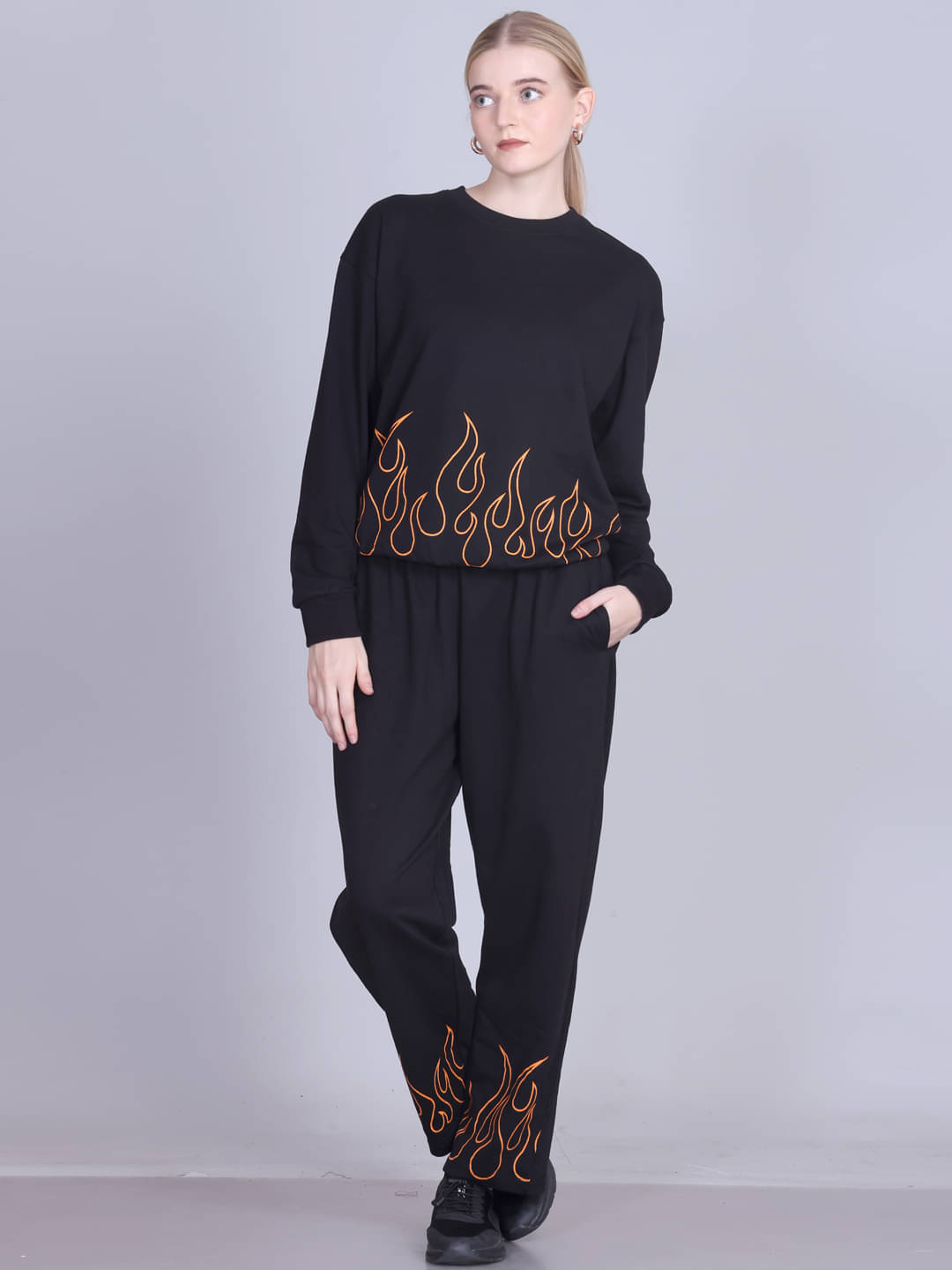     			OBAAN Women Fleece Sports Tracksuits