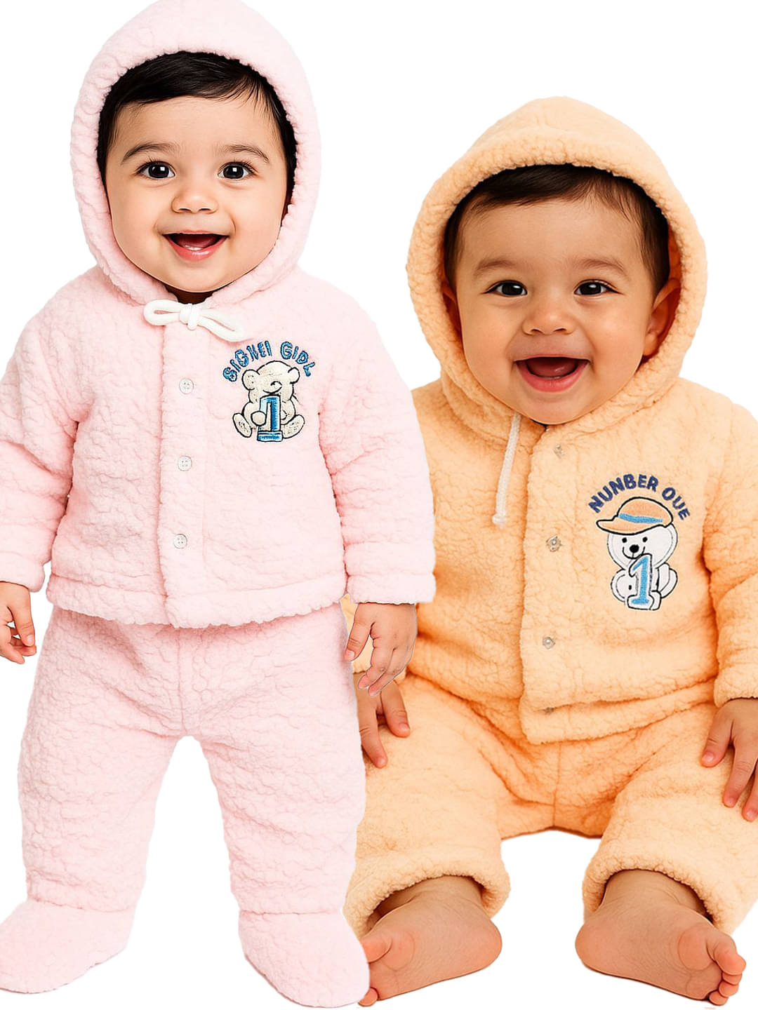     			RELANE New Born Baby Soft Feel Cotton Blend Suit For Winter Wear 3Pcs Set
