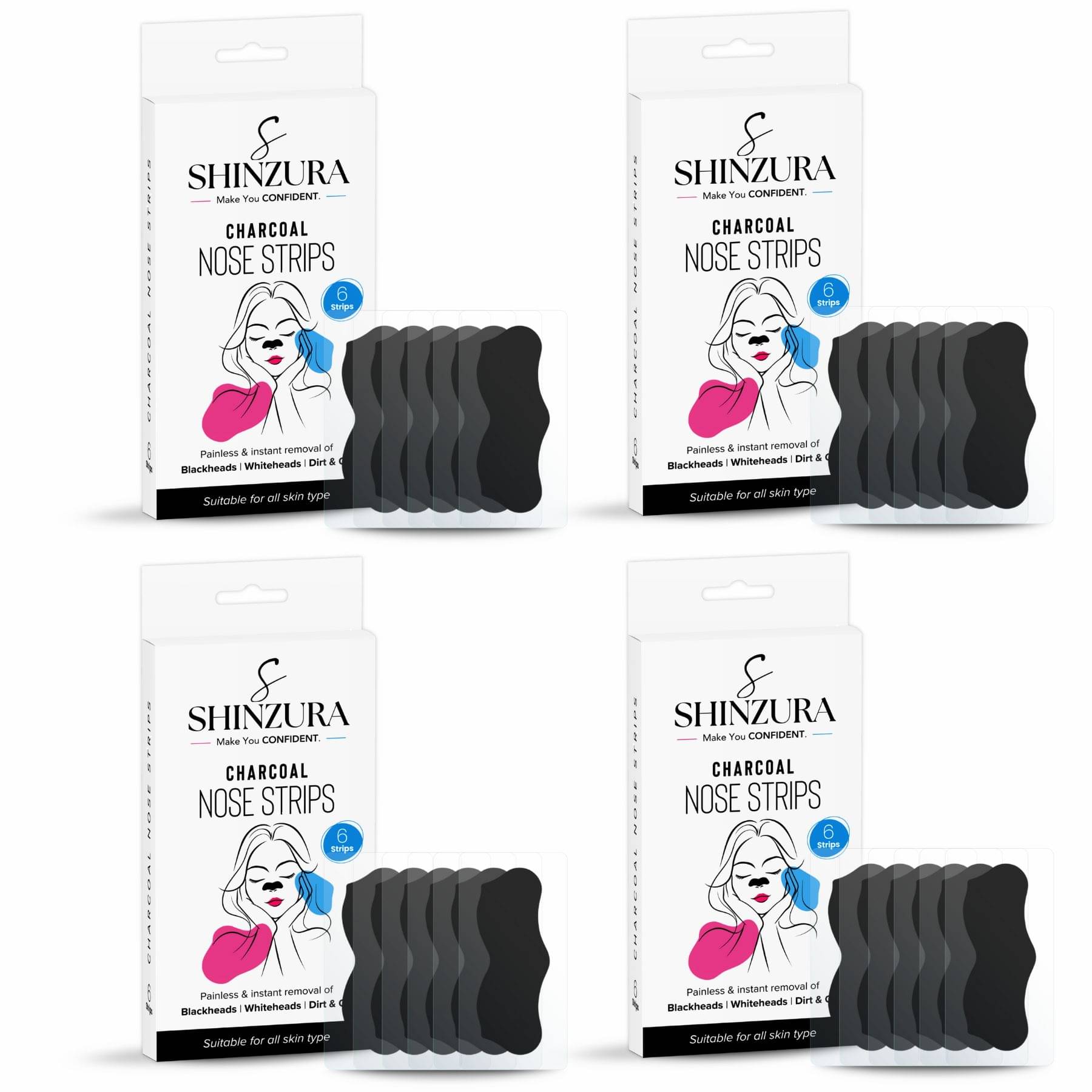     			SHINZURA 1 Time Use Facial Kit For All Skin Type Berberry 1 ( Pack of 4 )