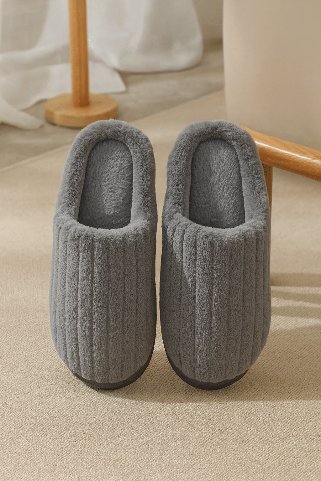     			Shoemusq Grey Women's Flip Flop
