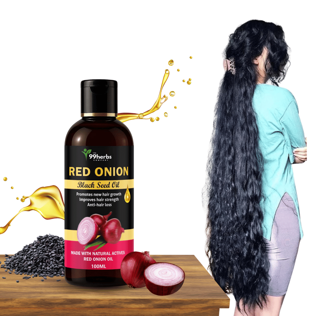 THE 99 HERBS COMPANY Anti Hair Fall Onion Oil 100 ml ( Pack of 1 ) THE 99 HERBS COMPANY Anti Hair Fall Onion Oil 100 ml ( Pack of 1 )