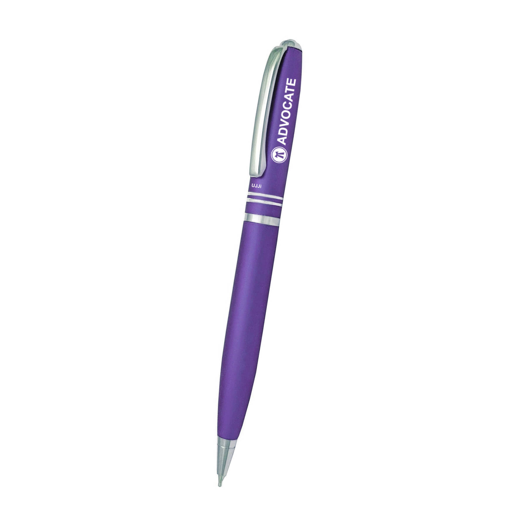     			UJJi Gift for Advocate with Pen Two Ring Matte Violet Ball Pen