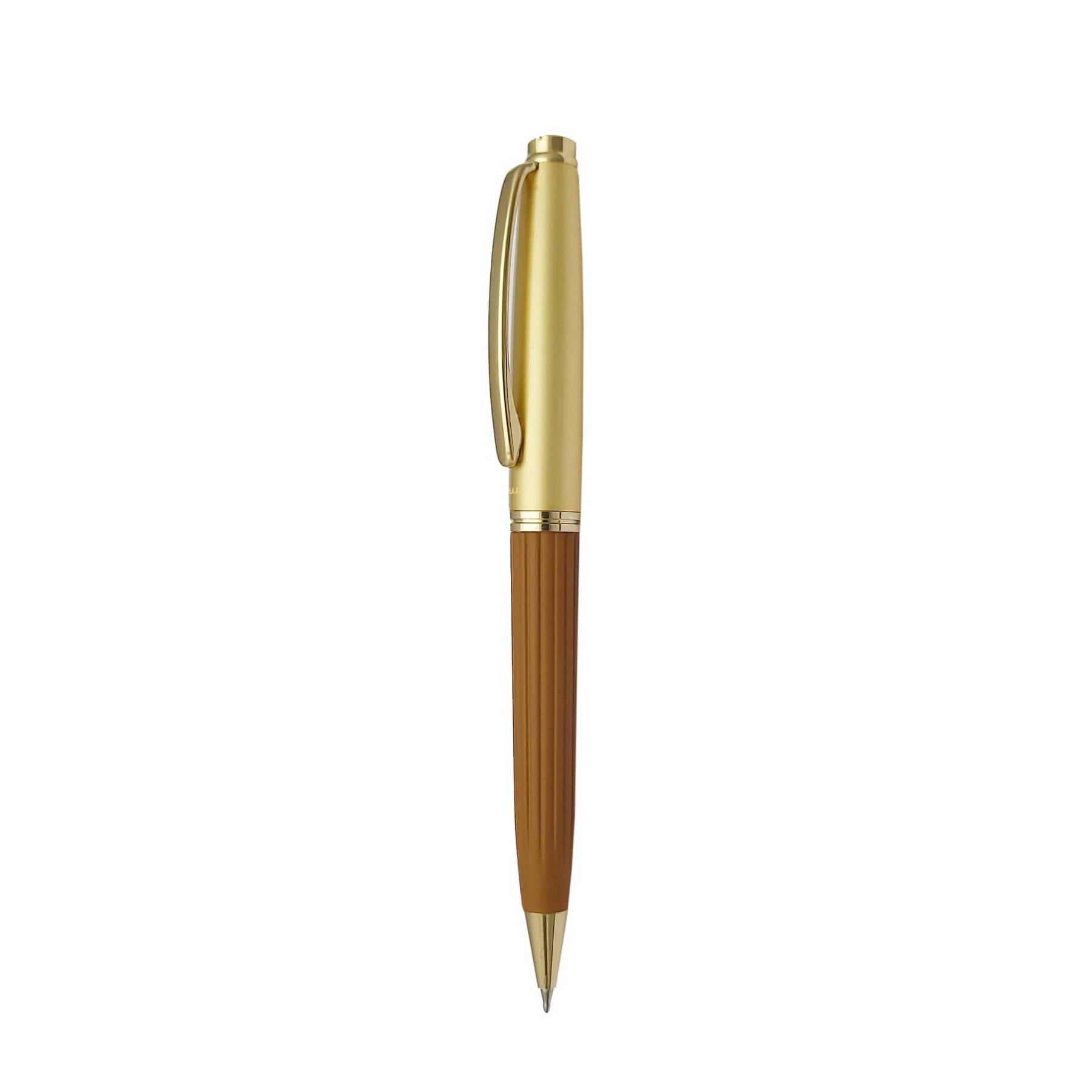     			UJJi Line Pattern Metal Ball Pen