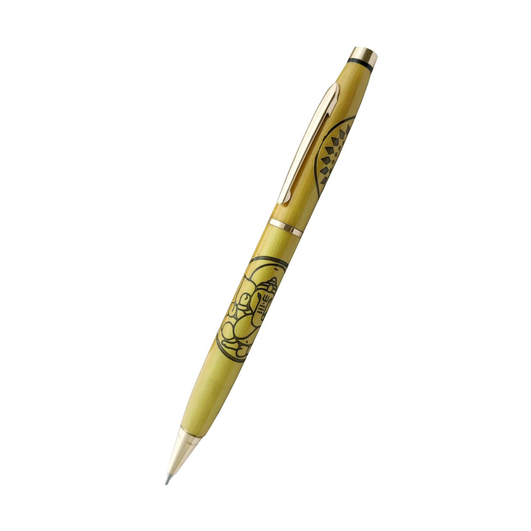 UJJi Shri Ganesh Ji Carved Antique Brass Ball Pen UJJi Shri Ganesh Ji Carved Antique Brass Ball Pen