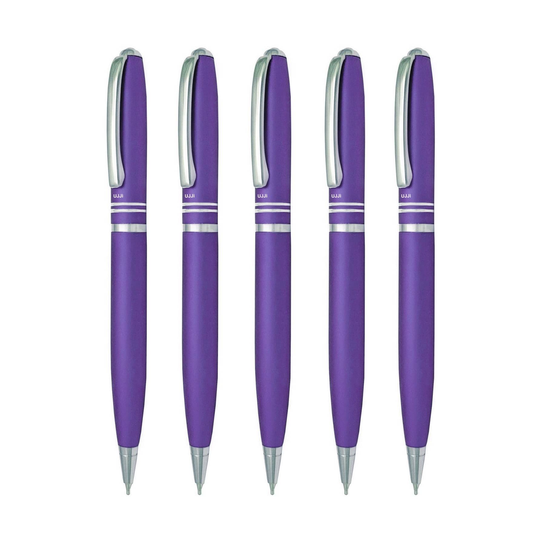     			UJJi Two Ring Matte Violet Colour Twist On & Off Ball Pen