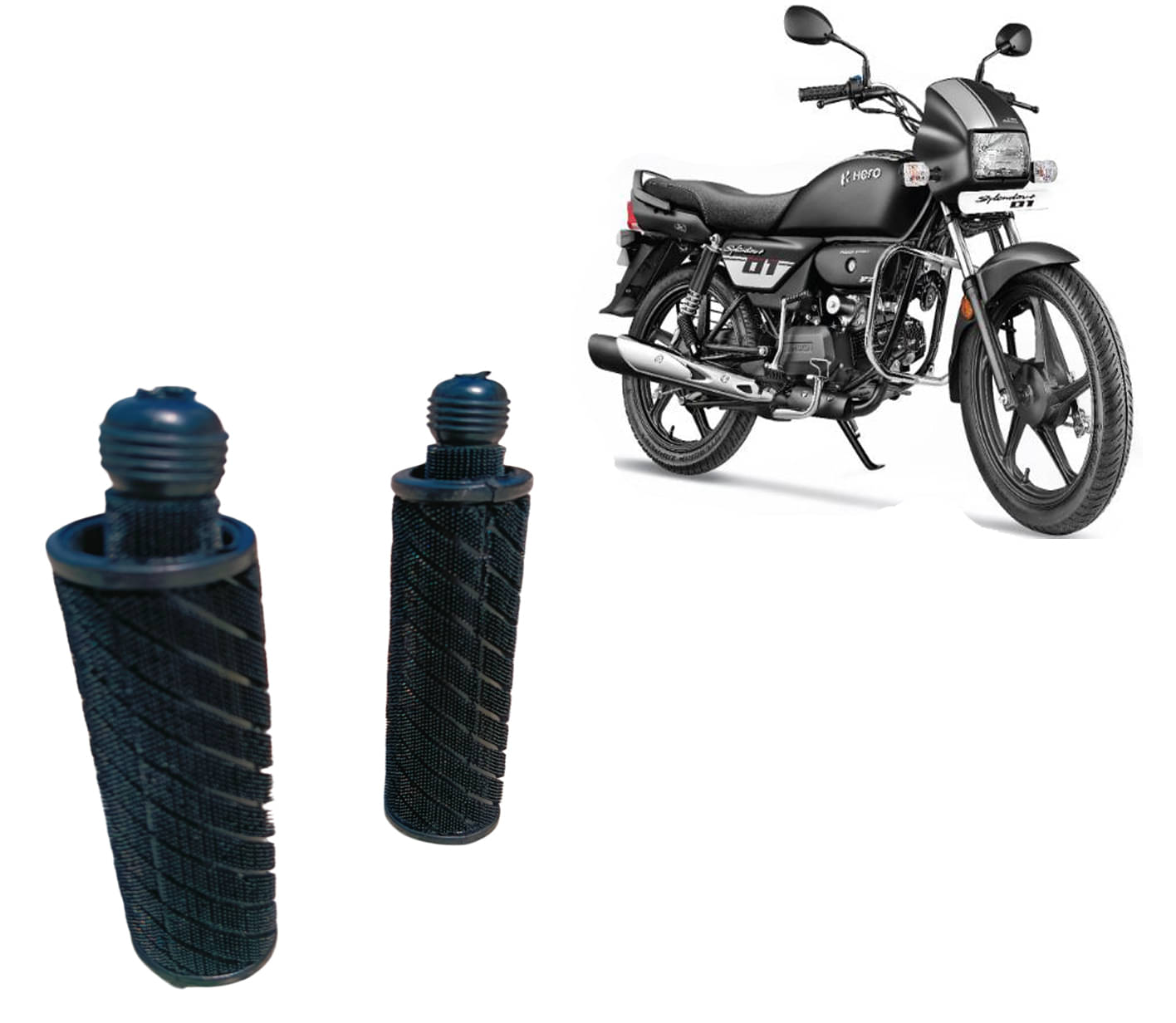 Universal Bike/Scooter Handle Grip Set of 4 – Easy to Install Pair of 1 Universal Bike/Scooter Handle Grip Set of 4 – Easy to Install Pair of 1