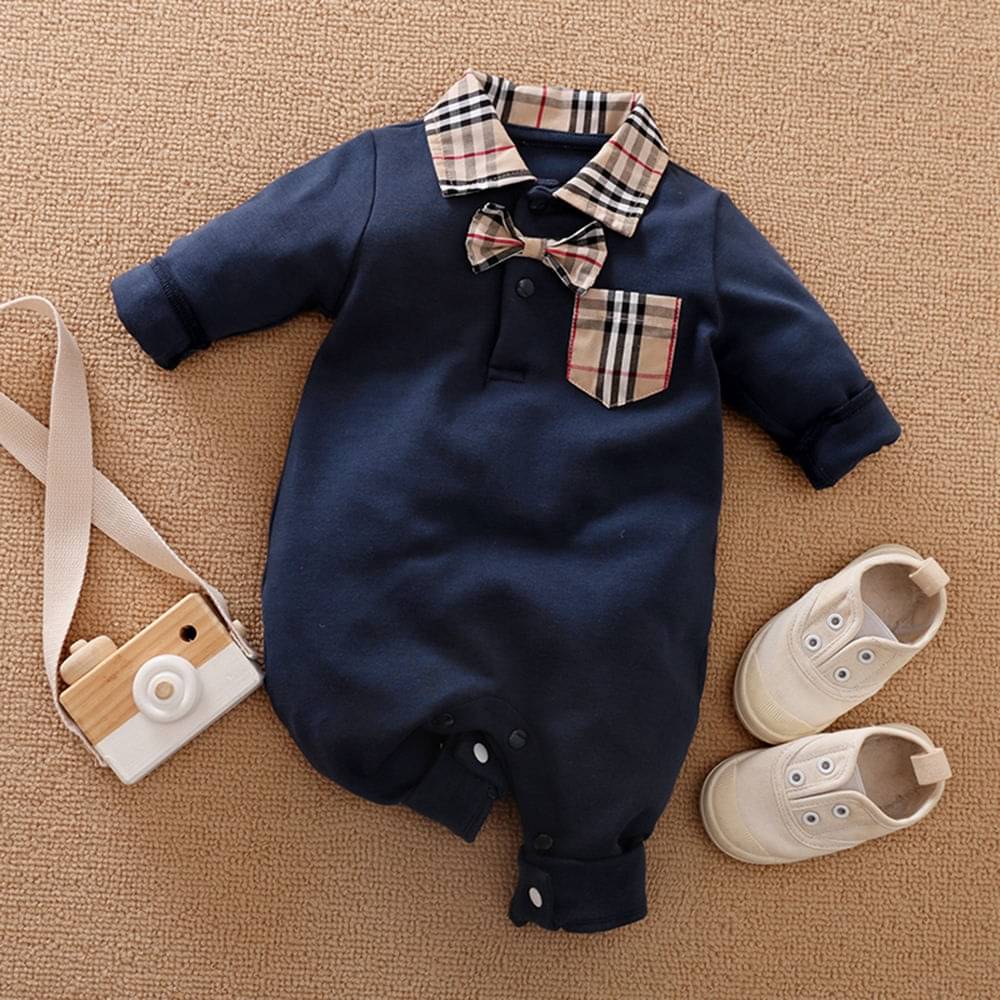     			VIONU Pack of 1 Baby Boys Cotton Blend Rompers ( Blue )