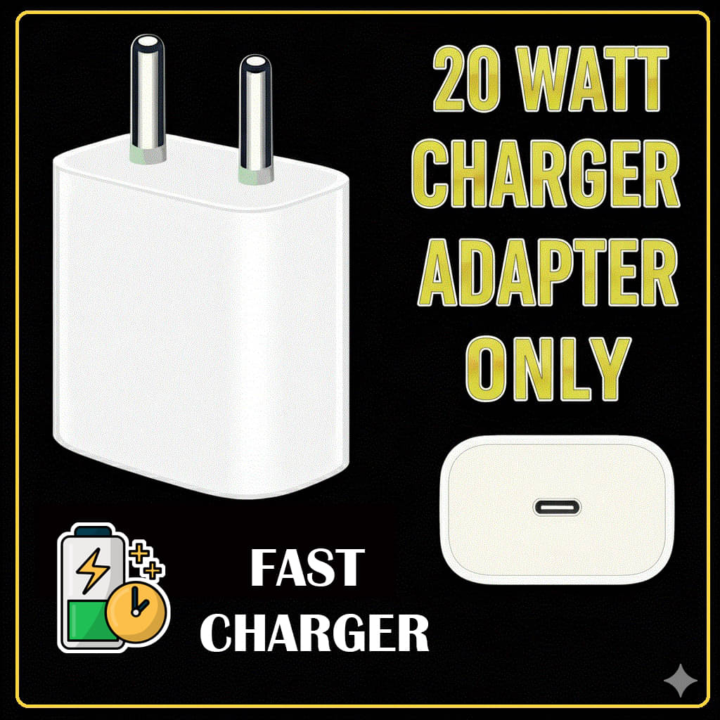     			20W Type-C Fast Charger Adapter with Power Delivery (PD) Technology | Universal USB-C Charging Block for Smartphones, iPhone, Android, Tablets | Compact, Portable, Safe & Reliable Wall Charger