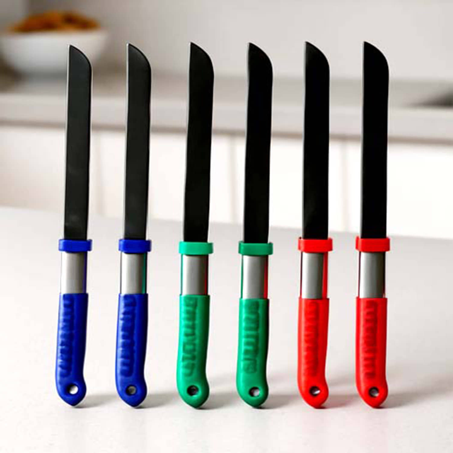 6 PCS Slim Knife Set for Fruit and Vegetable Cutting