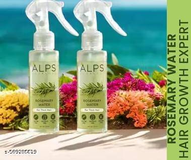 A-L-P-S G-oodness R osemary Water Spray For Hair Growth (100 ml) | Hair Spray for Regrowth | R osemary Hair Mist | Adds Shine | Helps Reduce Hairfall | Strengthens Hair | Suitable For All Hair Types (PACK OF 2) COMBO new(02 combo)PACK527 A-L-P-S G-oodness R osemary Water Spray For Hair Growth (100 ml) | Hair Spray for Regrowth | R osemary Hair Mist | Adds Shine | Helps Reduce Hairfall | Strengthens Hair | Suitable For All Hair Types (PACK OF 2) COMBO new(02 combo)PACK527
