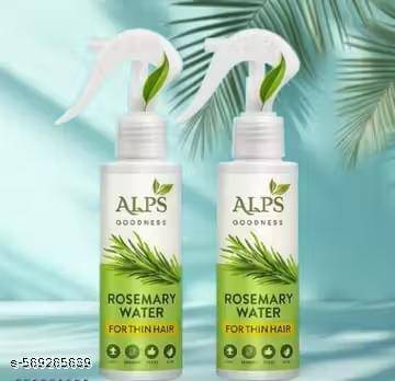 A-L-P-S G-oodness R osemary Water Spray For Hair Growth (100 ml) | Hair Spray for Regrowth | R osemary Hair Mist | Adds Shine | Helps Reduce Hairfall | Strengthens Hair | Suitable For All Hair Types (PACK OF 2) COMBO new(02 combo)CD378 A-L-P-S G-oodness R osemary Water Spray For Hair Growth (100 ml) | Hair Spray for Regrowth | R osemary Hair Mist | Adds Shine | Helps Reduce Hairfall | Strengthens Hair | Suitable For All Hair Types (PACK OF 2) COMBO new(02 combo)CD378