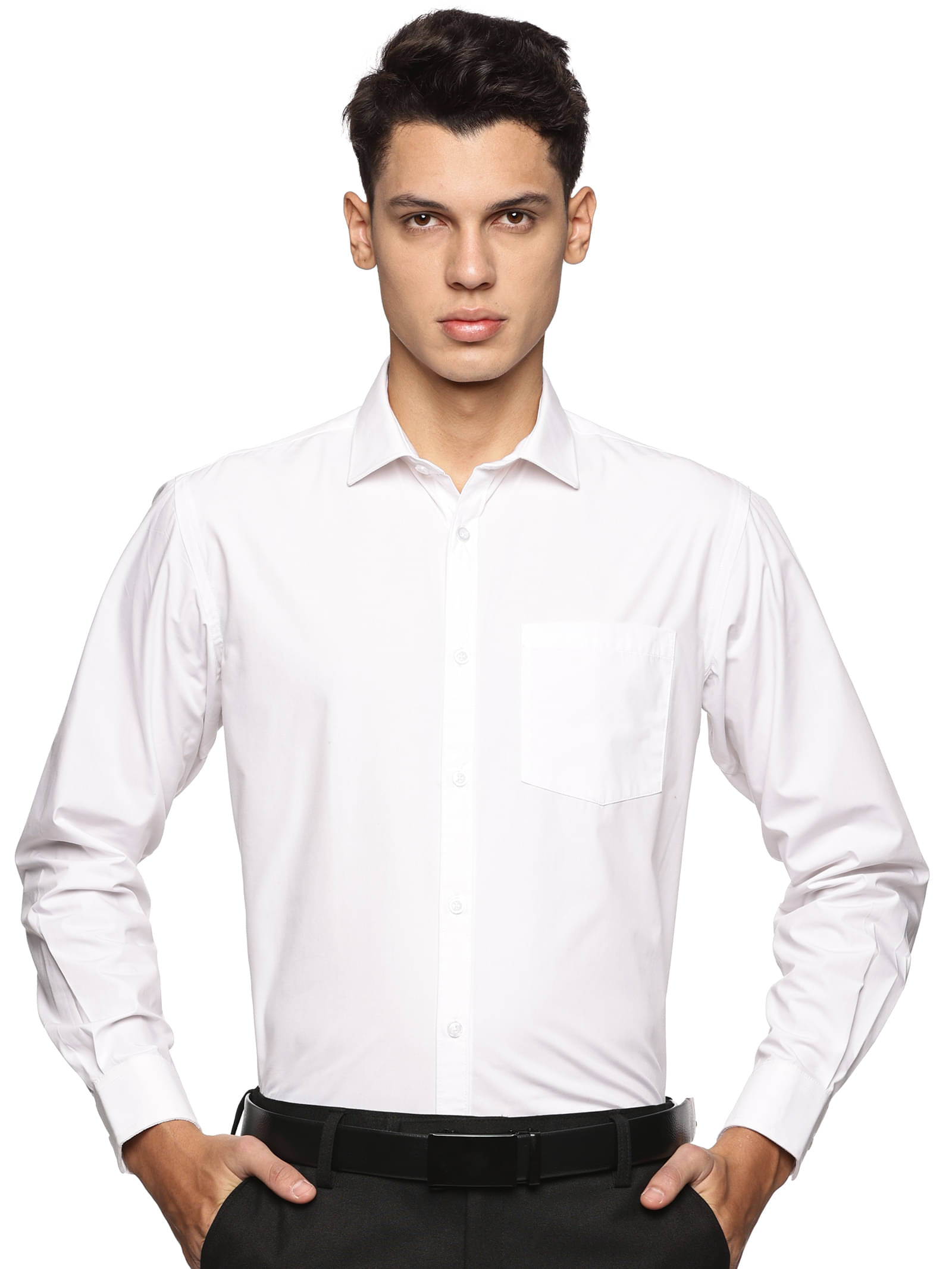     			BAAGAA Viscose Regular Fit Full Sleeves Men's Formal Shirt - White ( Pack of 1 )