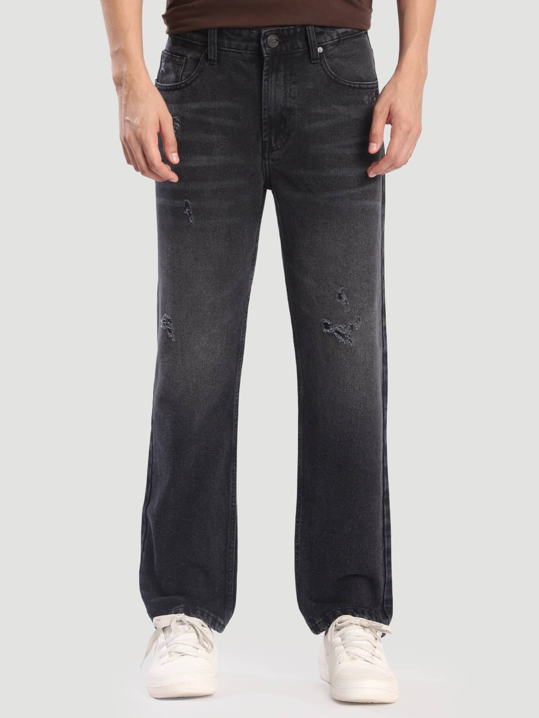     			Bene Kleed Regular Fit Clean Look Men's Jeans - Grey ( Pack of 1 )
