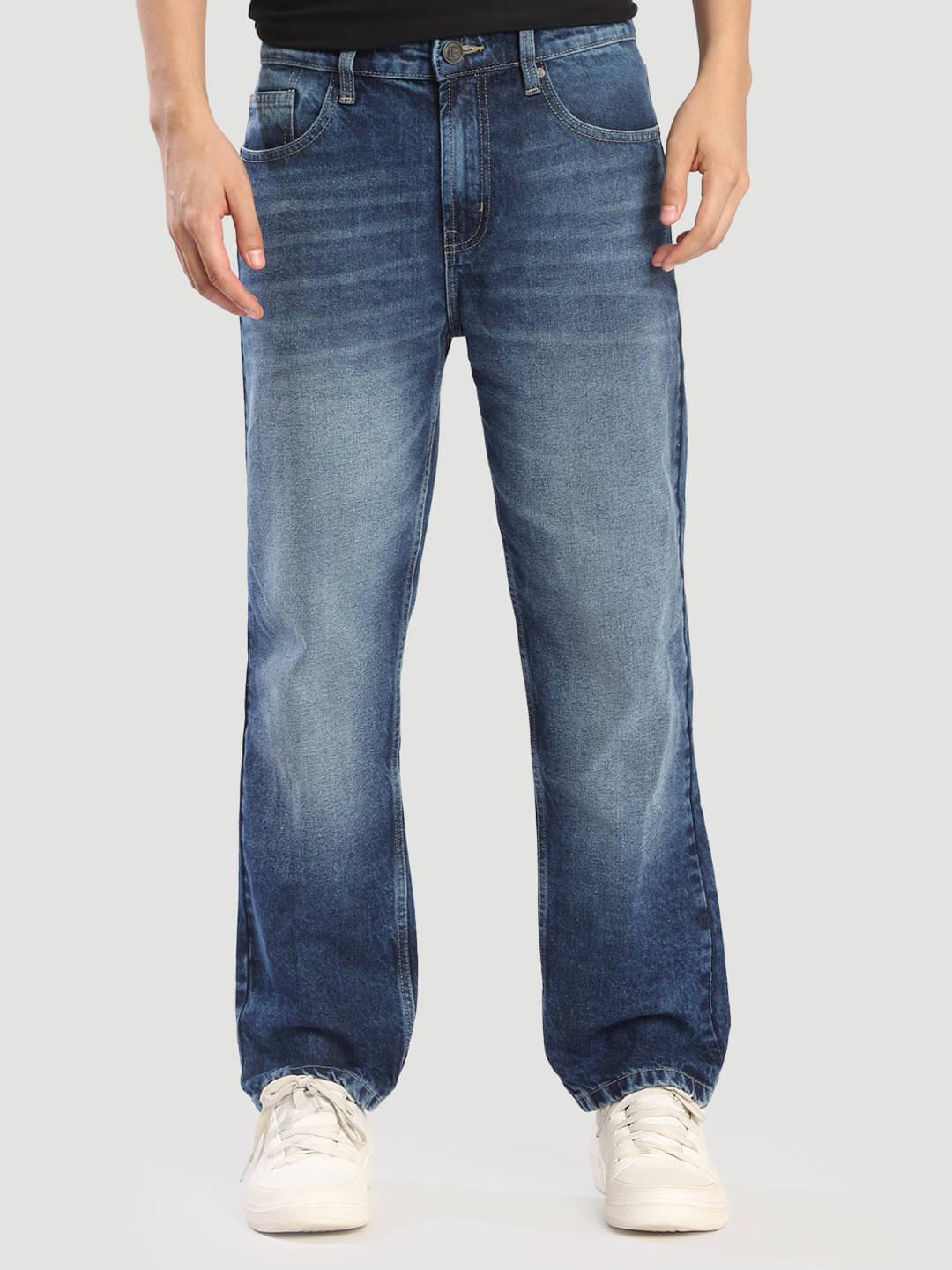     			Bene Kleed Relaxed Clean Look Men's Jeans - Blue ( Pack of 1 )