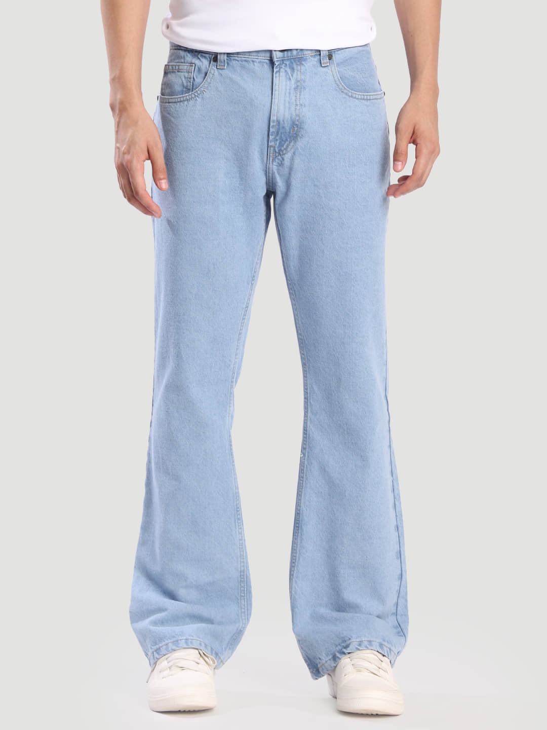 Bene Kleed Relaxed Clean Look Men's Jeans - Light Blue ( Pack of 1 ) - Jeans | Buy online on ZillyBuy