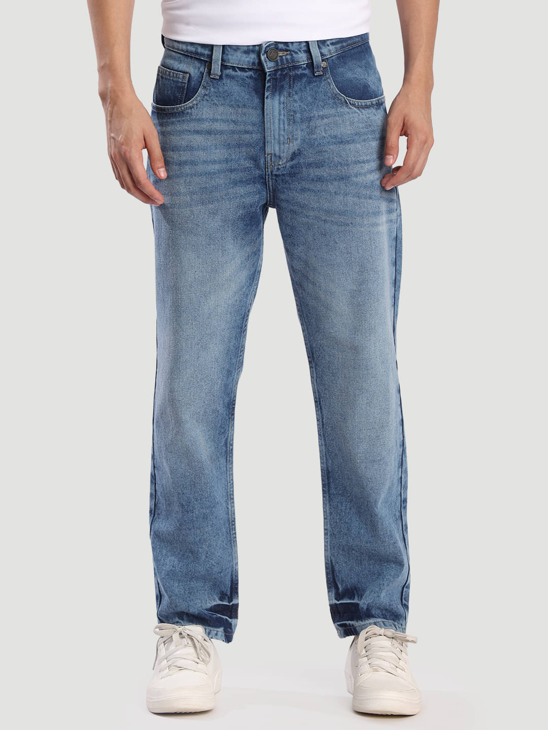     			Bene Kleed Relaxed Clean Look Men's Jeans - Blue ( Pack of 1 )