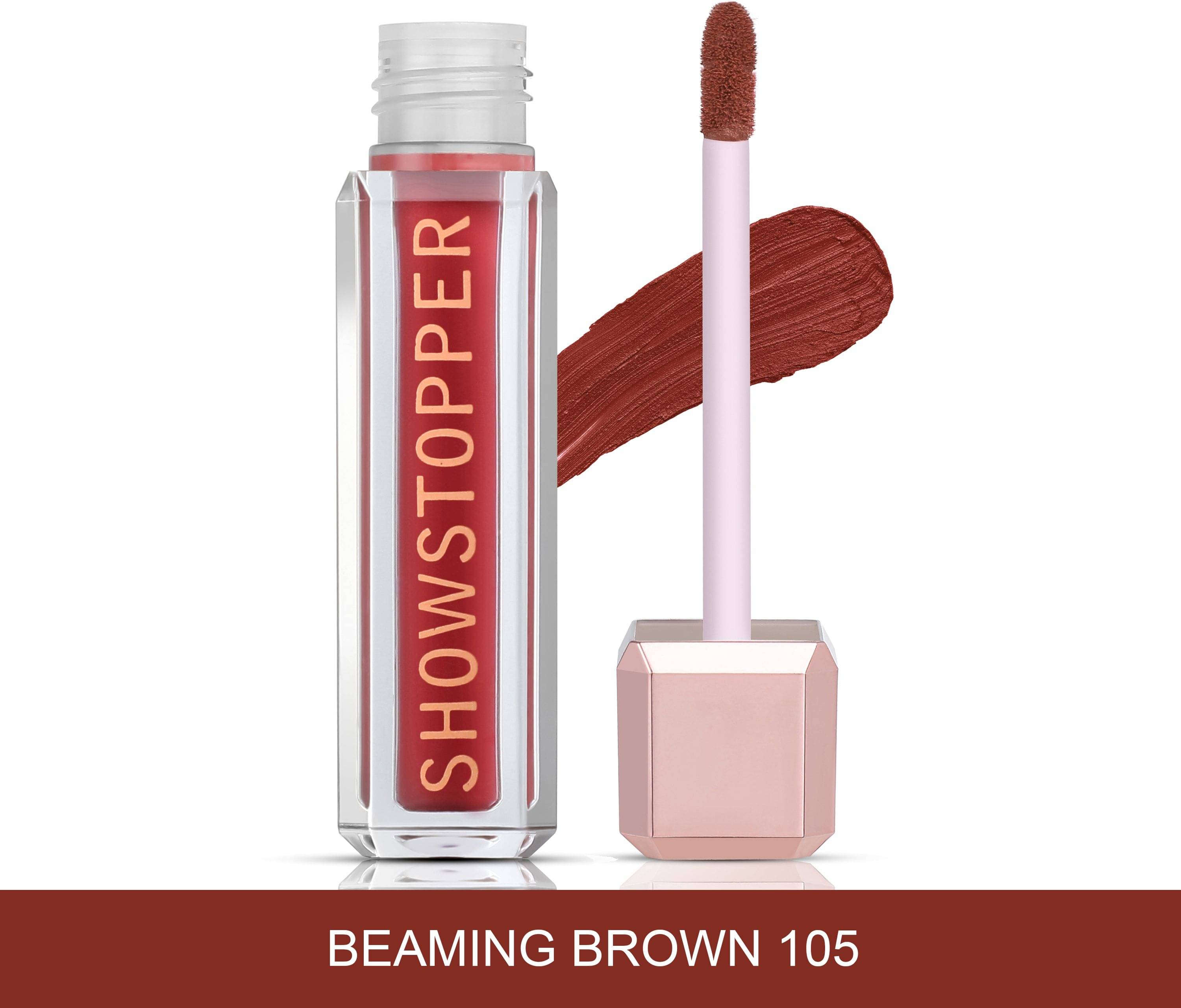     			C.A.L. Brown Matte Smudge Free Liquid Lipstick ( Pack of 1 )