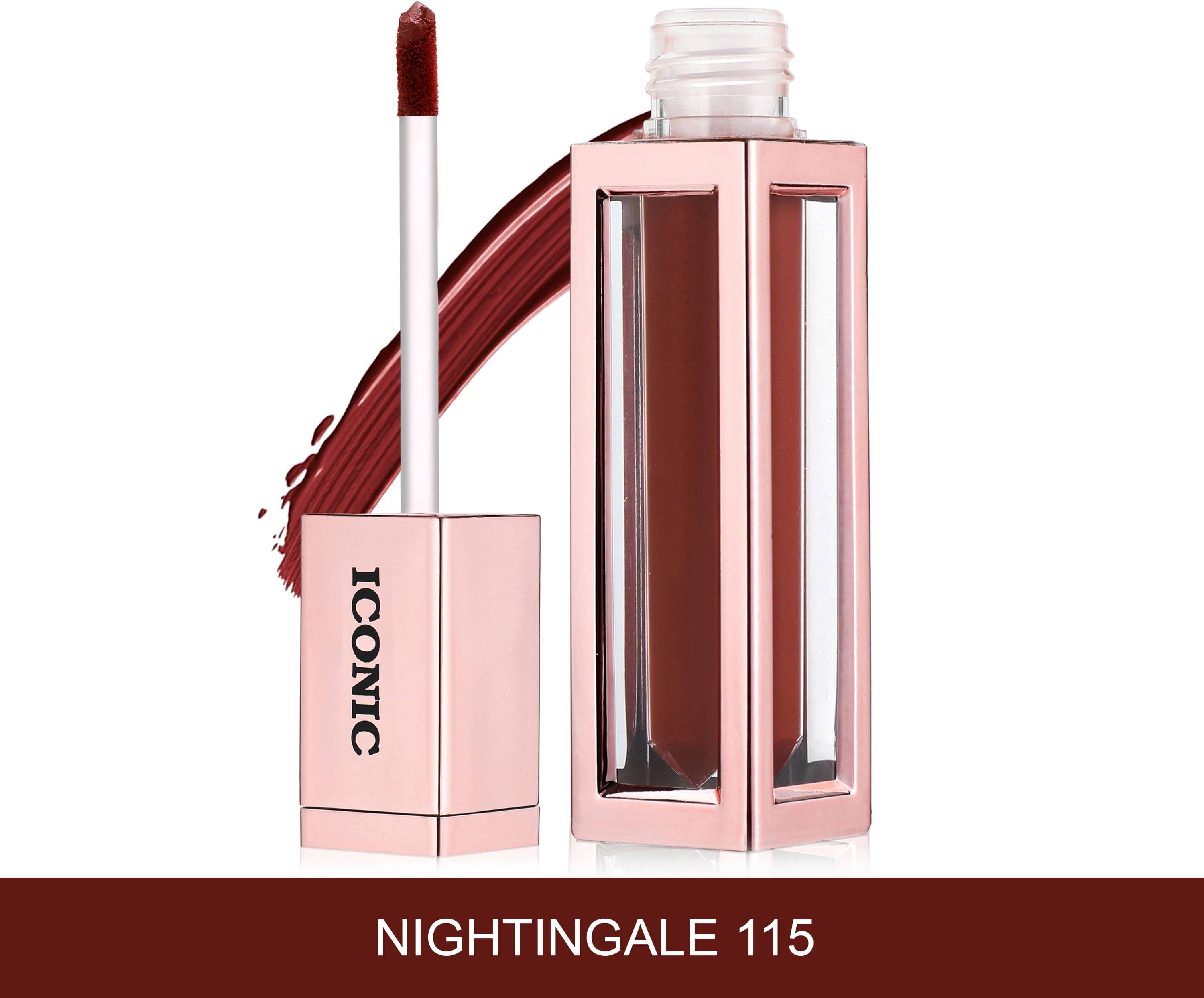     			C.A.L. Maroon Matte Smudge Free Liquid Lipstick ( Pack of 1 )