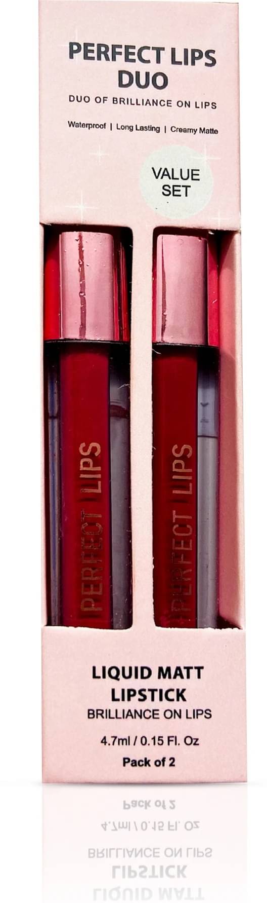     			C.A.L. Multi Matte Smudge Free Liquid Lipstick ( Pack of 2 )