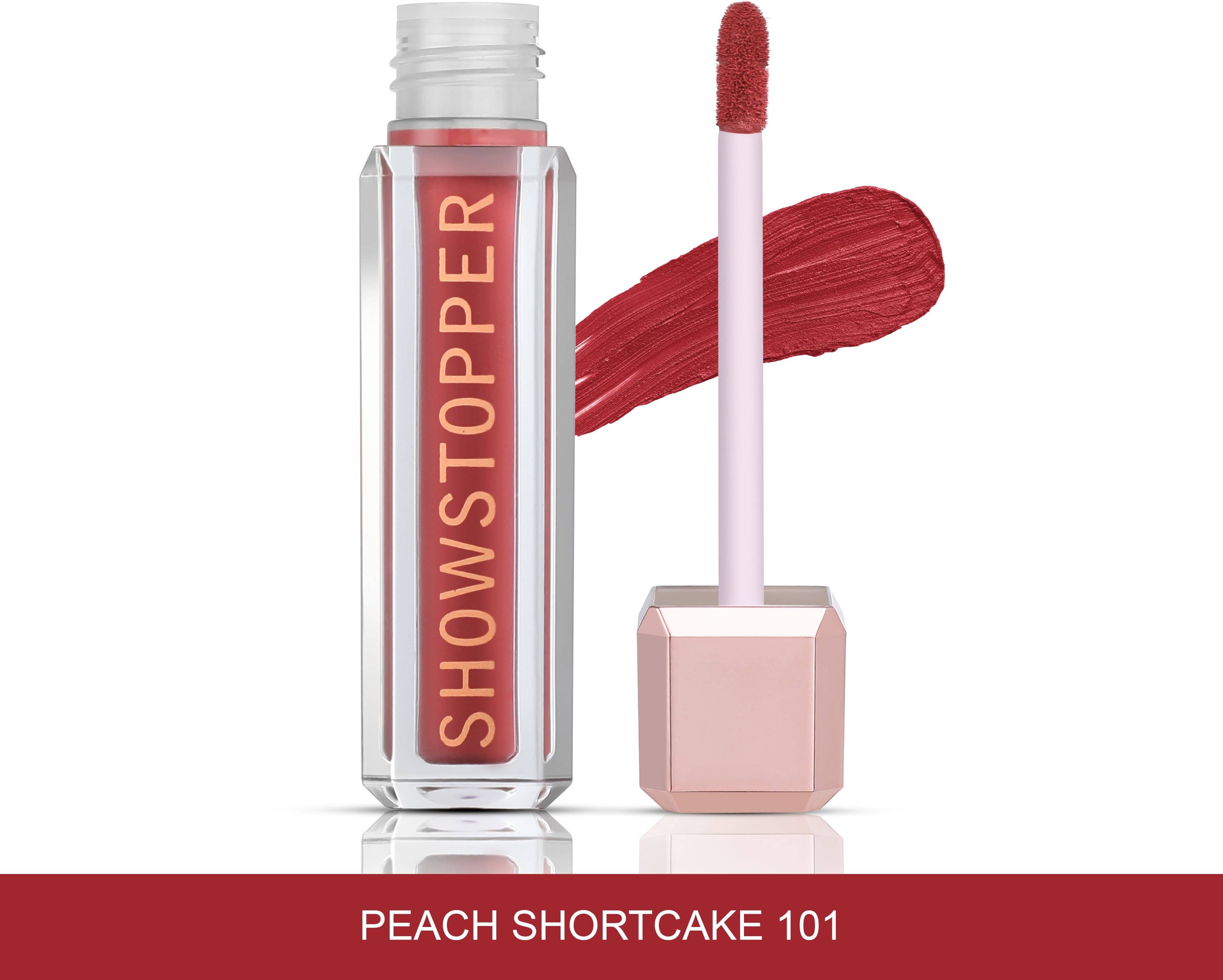     			C.A.L. Peach Matte Smudge Free Liquid Lipstick ( Pack of 1 )