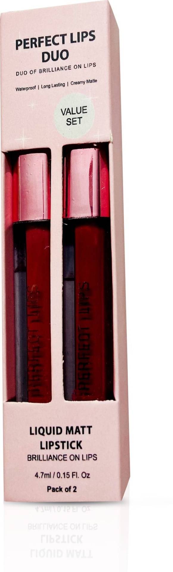     			C.A.L. Red Matte Smudge Free Liquid Lipstick ( Pack of 2 )