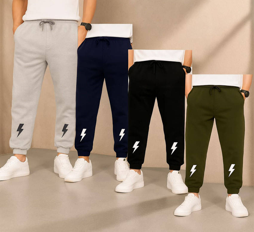 CUTE TREND Pack of 4 Boys Cotton Trackpant ( Multicolor 4 ) CUTE TREND Pack of 4 Boys Cotton Trackpant ( Multicolor 4 )