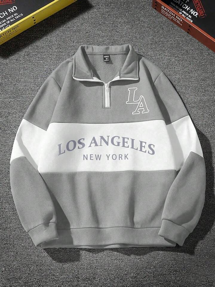 Christy World Fleece High Neck Men's Sweatshirt - Grey ( Pack of 1 ) Christy World Fleece High Neck Men's Sweatshirt - Grey ( Pack of 1 )