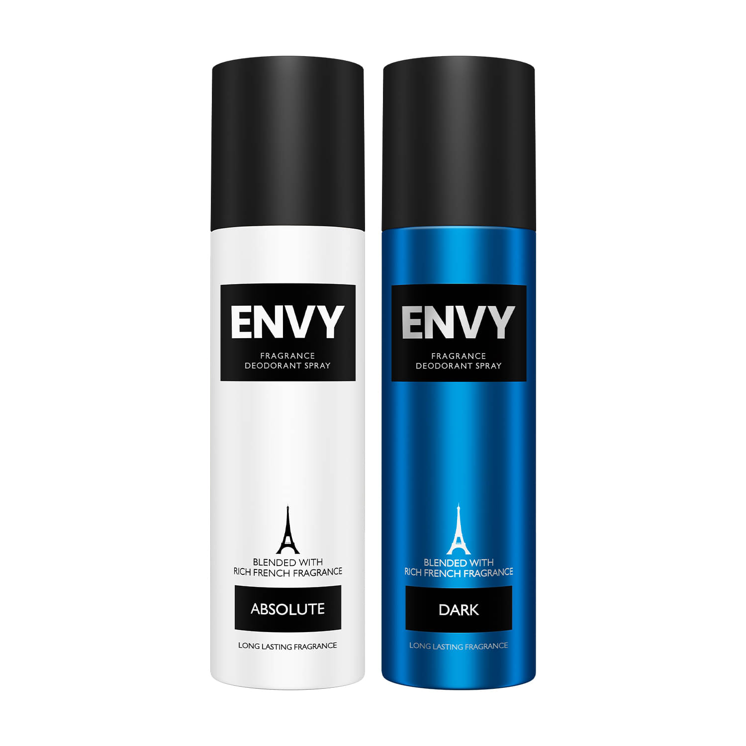     			Envy Absolute & Dark 140 ml Each Deodorant Spray for Men 240 ml ( Pack of 2 )