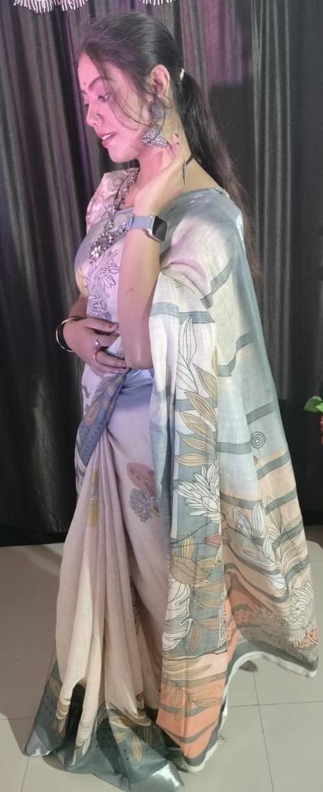     			Ethnic Trendz Cotton Printed Regular Saree With Unstitched Blouse Piece ( Multicolor 2 )