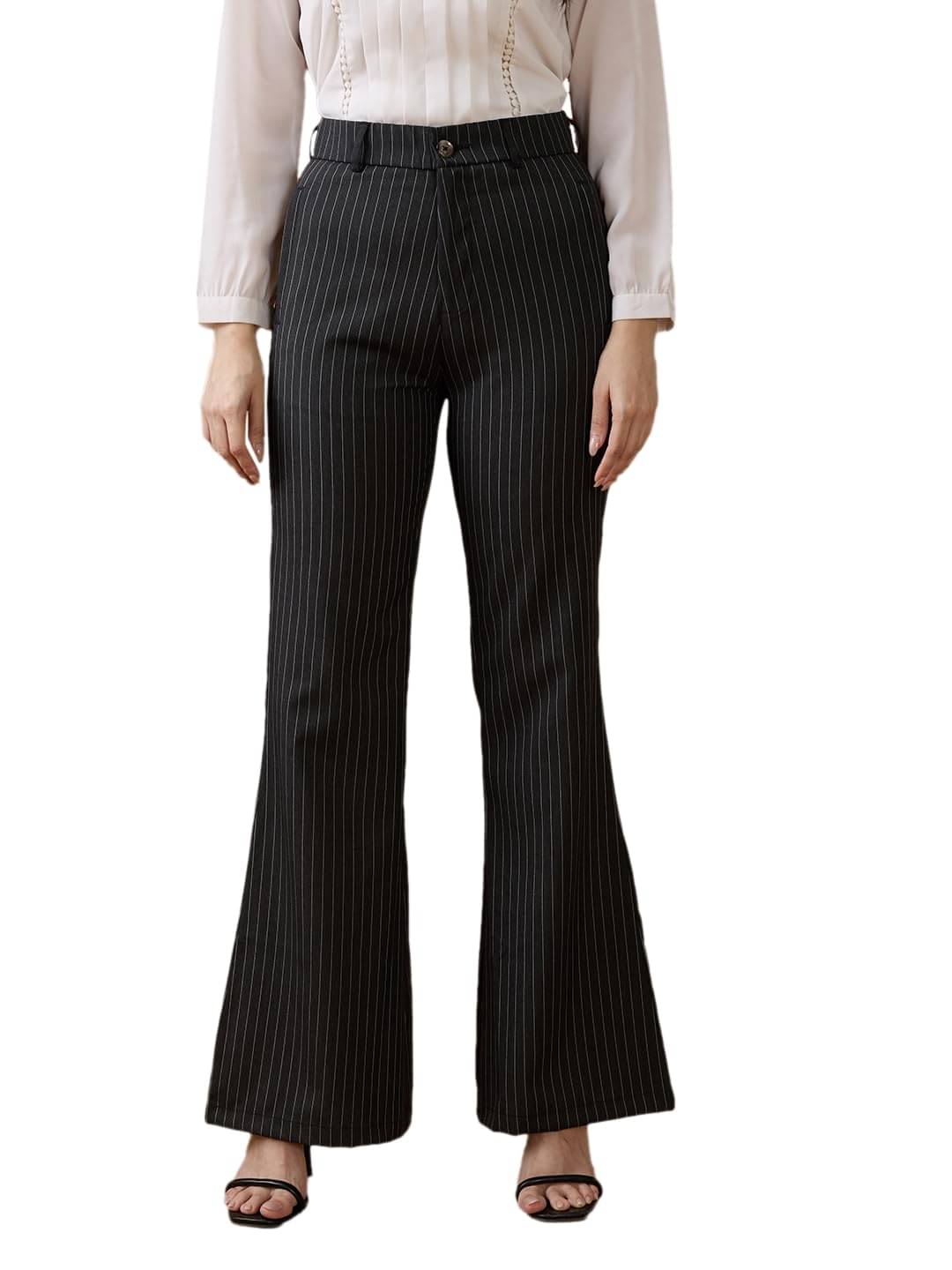     			Globus Women Cotton Casual Trousers ( Grey )
